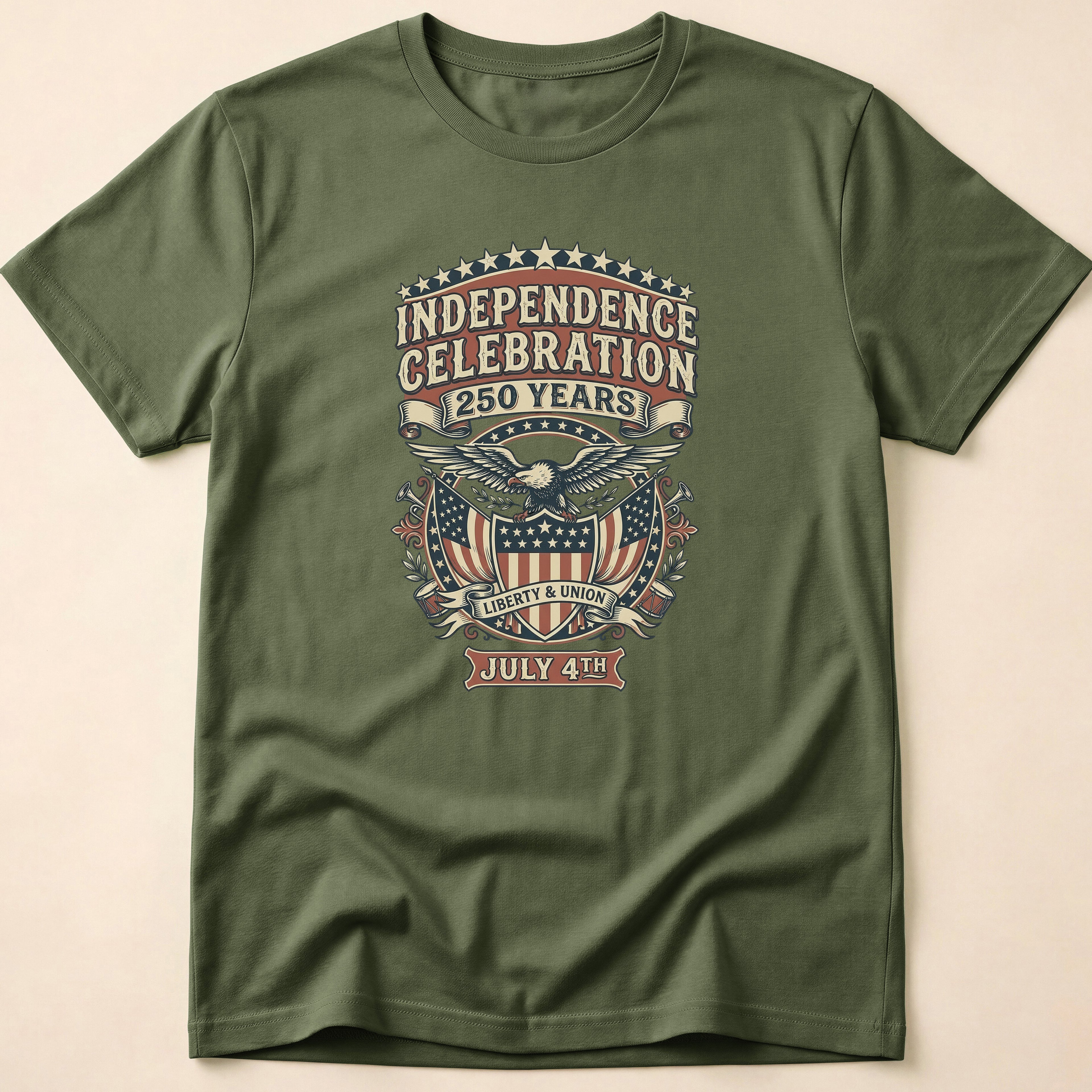 Vintage Liberty Union 250 Years Celebration T-Shirt