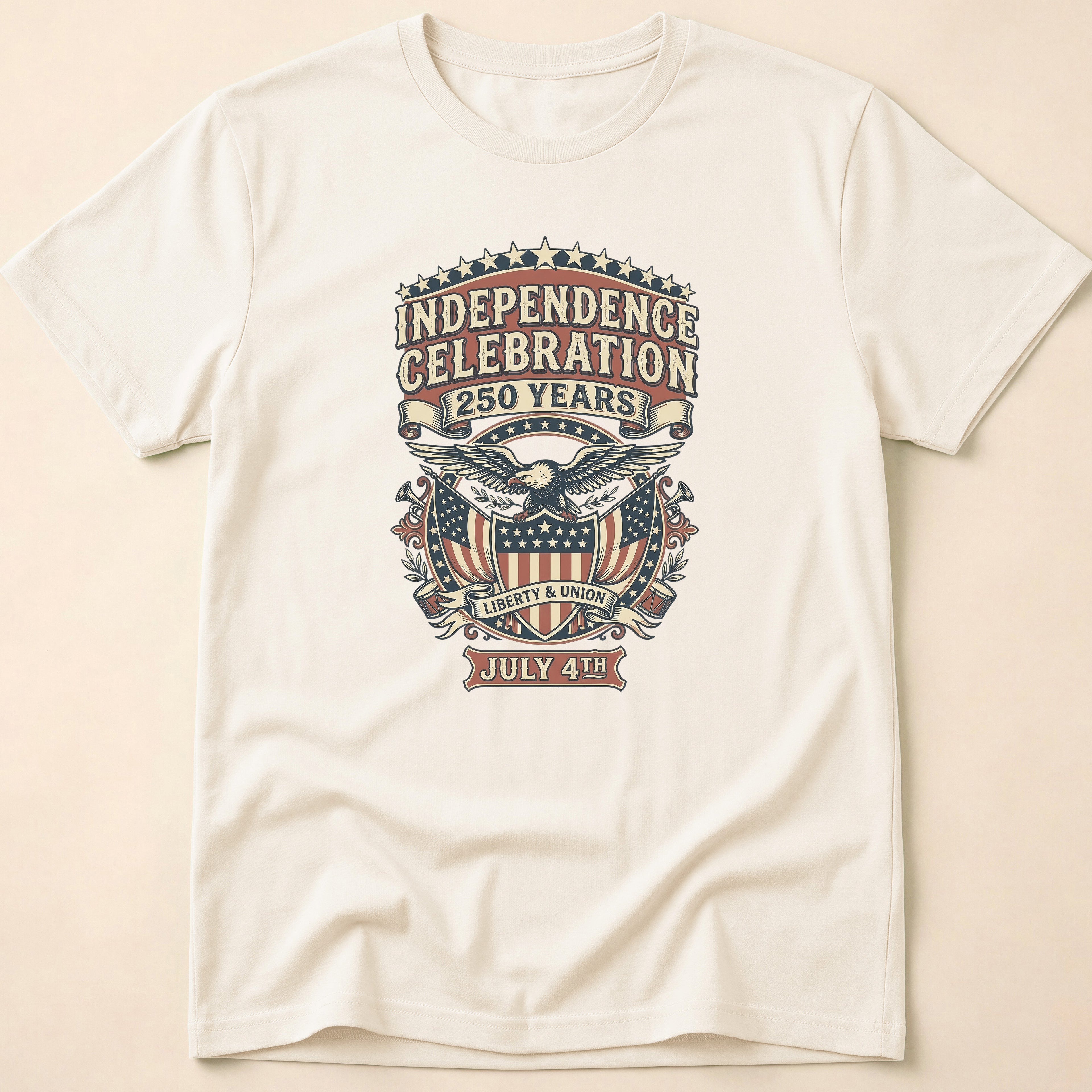 Vintage Liberty Union 250 Years Celebration T-Shirt