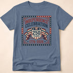 Vintage 250 Years Shield Celebration T-Shirt