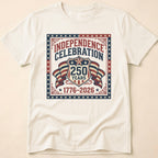 Vintage 250 Years Shield Celebration T-Shirt