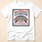 Vintage 250 Years Shield Celebration T-Shirt