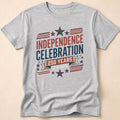 Retro Typography 250 Years Independence Celebration T-Shirt