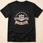 Distressed Ribbon 250 Years Celebration T-Shirt