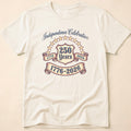 Distressed Ribbon 250 Years Celebration T-Shirt