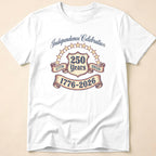 Distressed Ribbon 250 Years Celebration T-Shirt