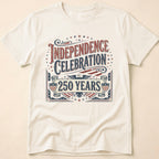 Vintage America 250 Years Independence Celebration T-Shirt