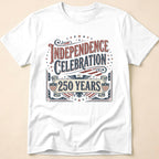 Vintage America 250 Years Independence Celebration T-Shirt