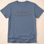 Minimalist 250 Years Of Freedom Anniversary Stars T-Shirt