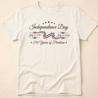Elegant Independence Day 250 Years Of Freedom Ribbon T-Shirt