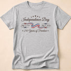 Elegant Independence Day 250 Years Of Freedom Ribbon T-Shirt