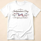 Elegant Independence Day 250 Years Of Freedom Ribbon T-Shirt