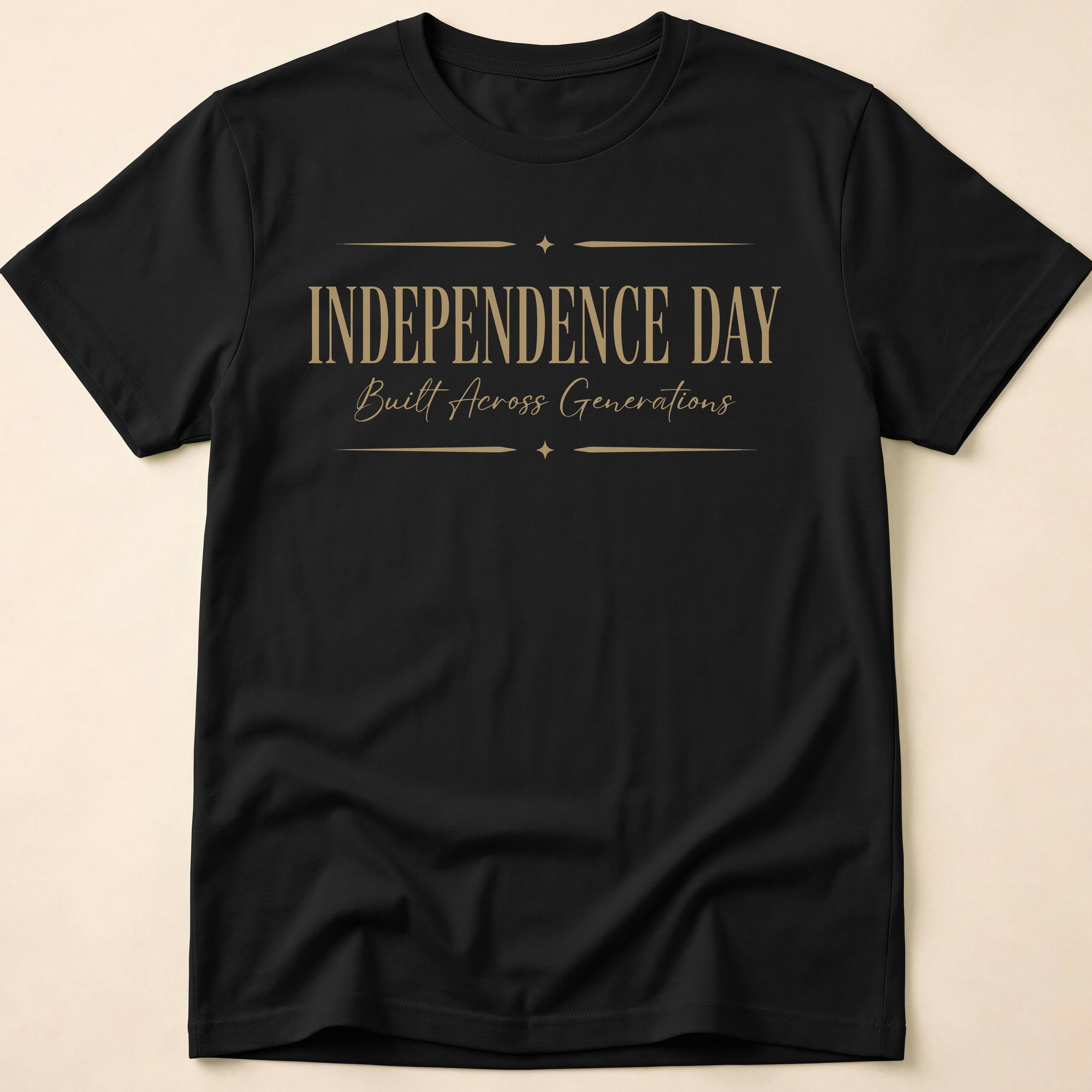 Independence Day Built Across Generations T-Shirt