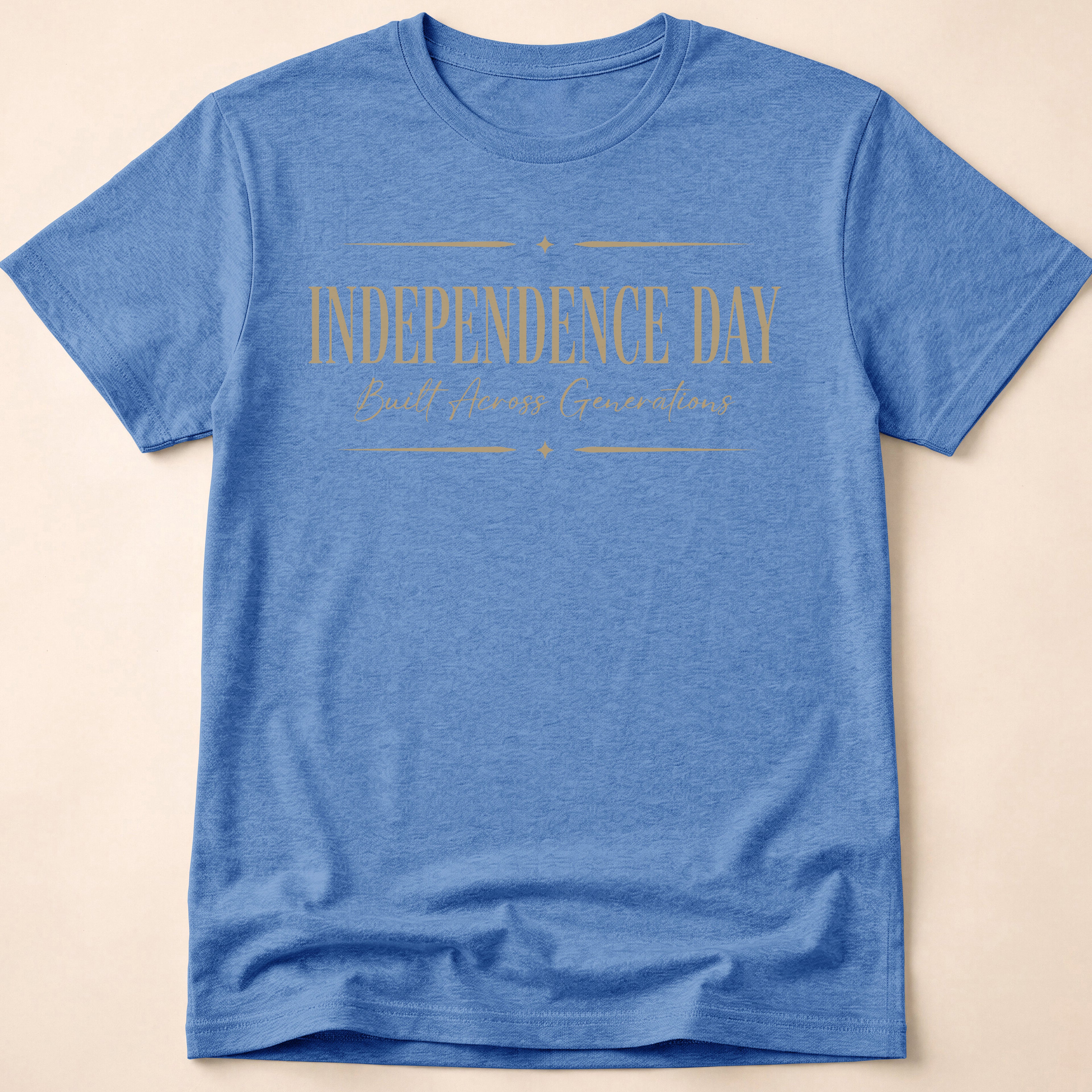 Independence Day Built Across Generations T-Shirt