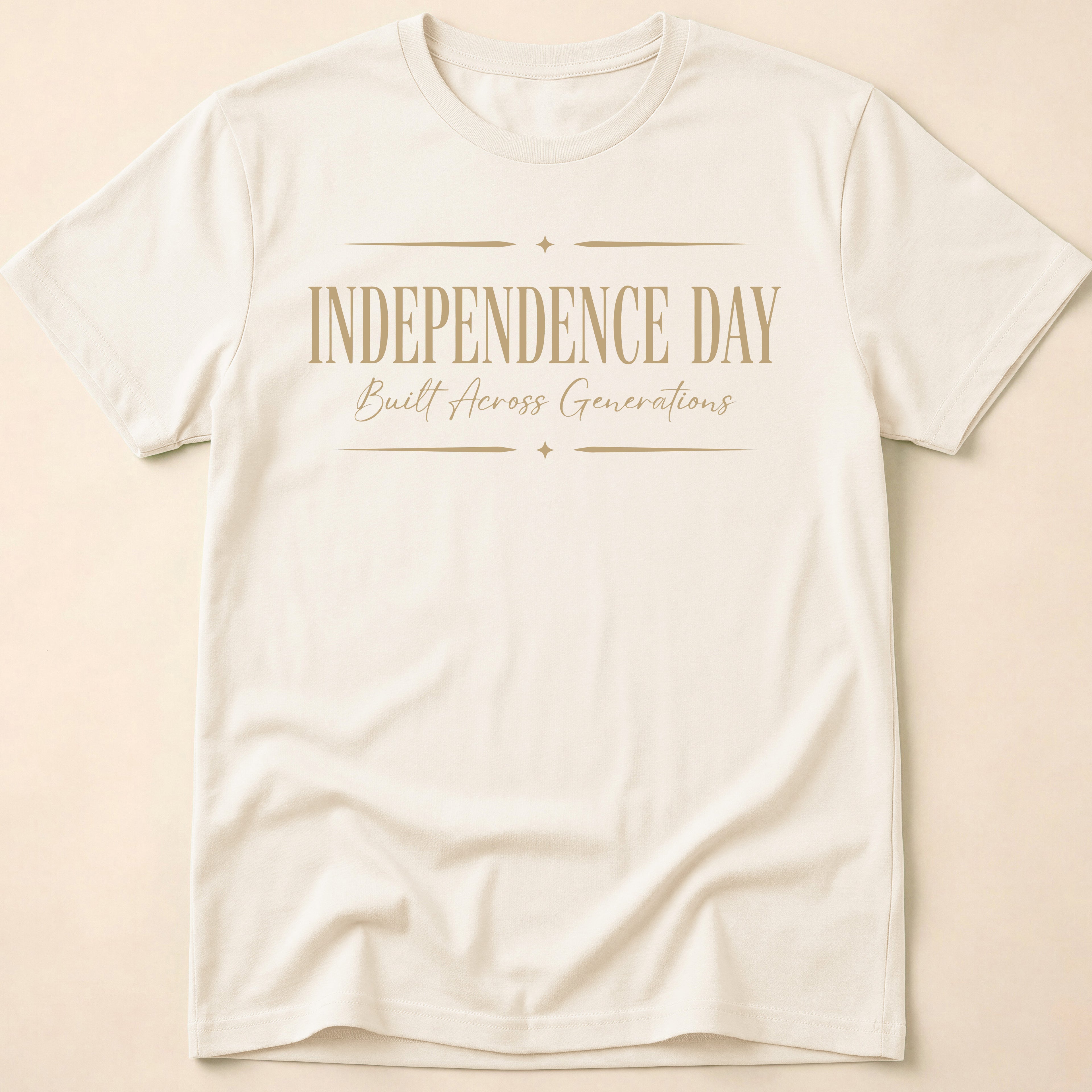 Independence Day Built Across Generations T-Shirt