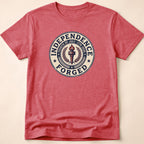 Independence Forged 250th Anniversary Vintage Liberty Torch T-Shirt