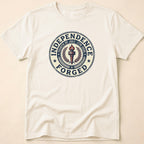 Independence Forged 250th Anniversary Vintage Liberty Torch T-Shirt