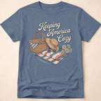 Keeping America Cozy Retro Summer Picnic T-Shirt