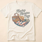 Keeping America Cozy Retro Summer Picnic T-Shirt