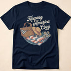 Keeping America Cozy Retro Summer Picnic T-Shirt