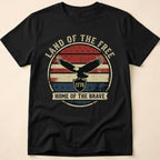 Land Of The Free Vintage Eagle 1776 T-Shirt