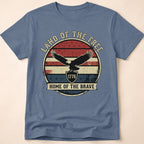 Land Of The Free Vintage Eagle 1776 T-Shirt