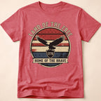 Land Of The Free Vintage Eagle 1776 T-Shirt
