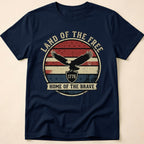 Land Of The Free Vintage Eagle 1776 T-Shirt