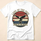 Land Of The Free Vintage Eagle 1776 T-Shirt