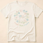Land That I Love Floral Line Art T-Shirt