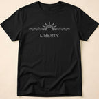 Minimalist Statue of Liberty Crown Subtle T-Shirt
