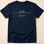 Minimalist Statue of Liberty Crown Subtle T-Shirt