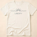 Minimalist Statue of Liberty Crown Subtle T-Shirt