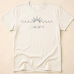 Minimalist Statue of Liberty Crown Subtle T-Shirt