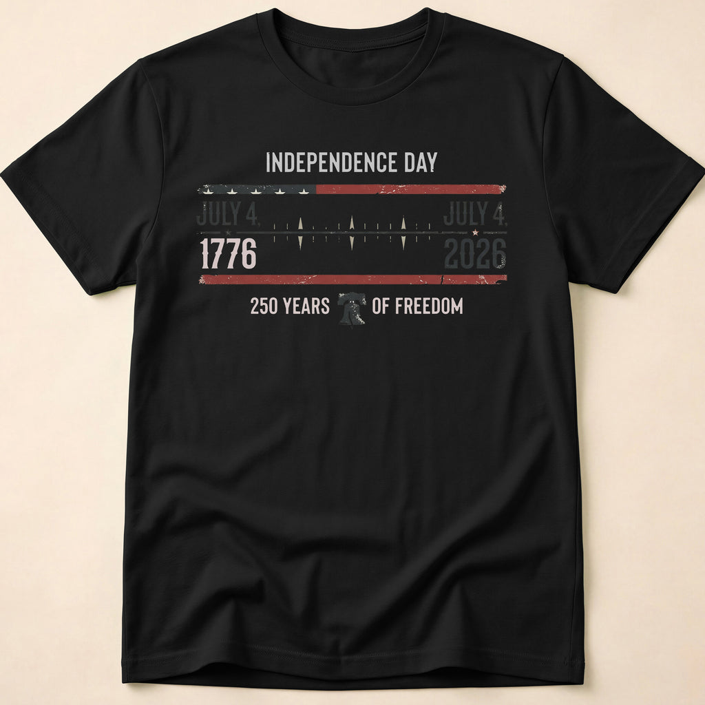 Independence Day 250 Years Of Freedom 2026 T-Shirt