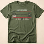 Independence Day 250 Years Of Freedom 2026 T-Shirt