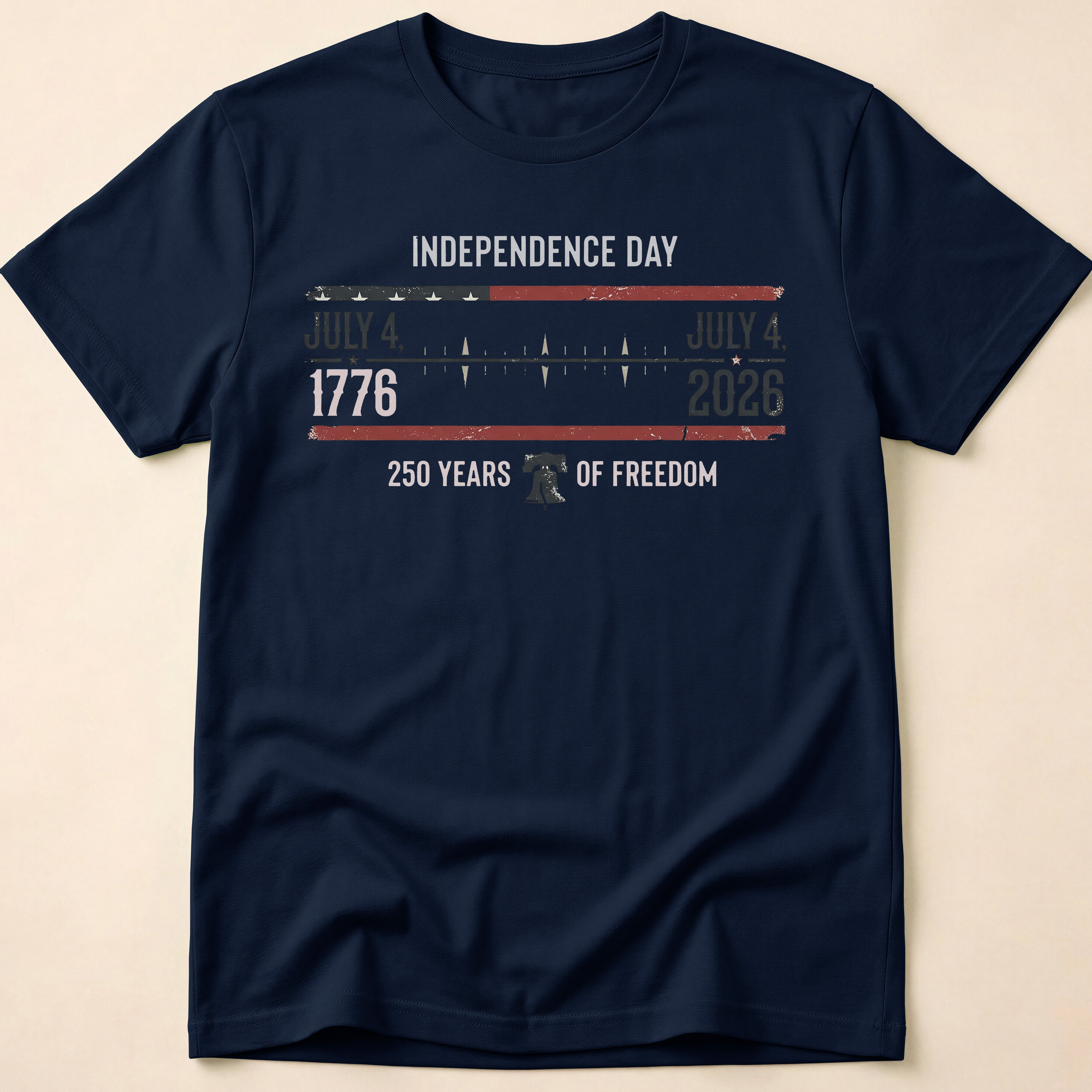 Independence Day 250 Years Of Freedom 2026 T-Shirt