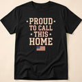 Vintage Collegiate Proud To Call This Home T-Shirt