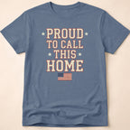 Vintage Collegiate Proud To Call This Home T-Shirt