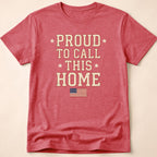 Vintage Collegiate Proud To Call This Home T-Shirt