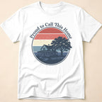 Proud To Call This Home Farmhouse Sunset T-Shirt