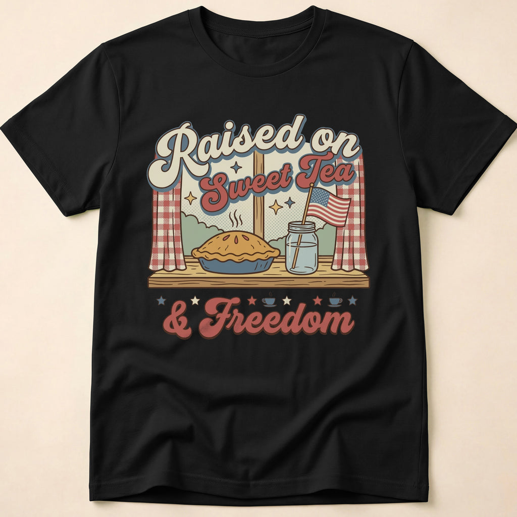Raised On Sweet Tea And Freedom T-Shirt