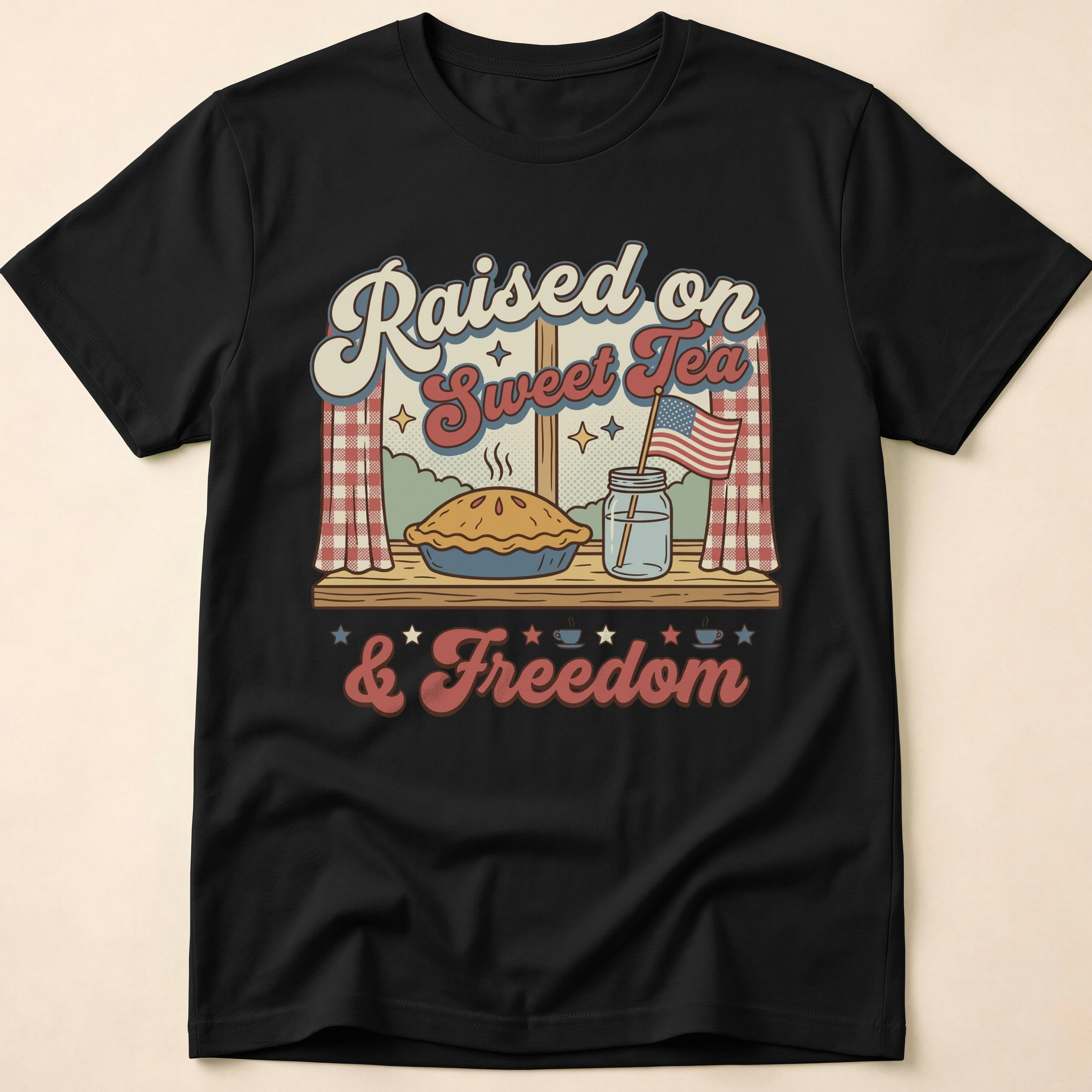 Raised On Sweet Tea And Freedom T-Shirt