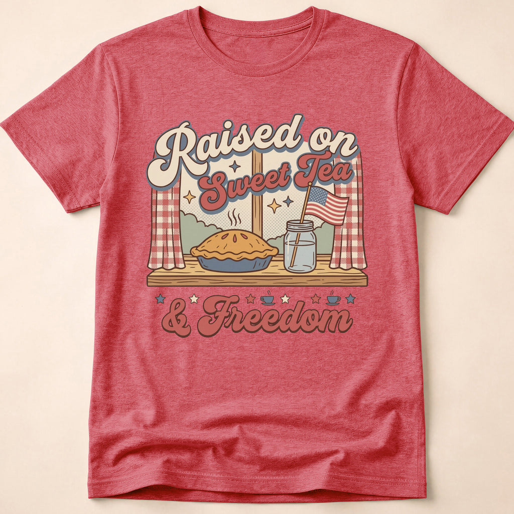 Raised On Sweet Tea And Freedom T-Shirt