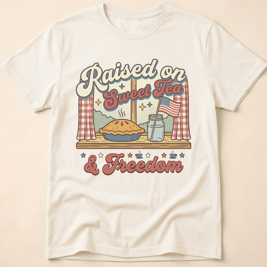 Raised On Sweet Tea And Freedom T-Shirt