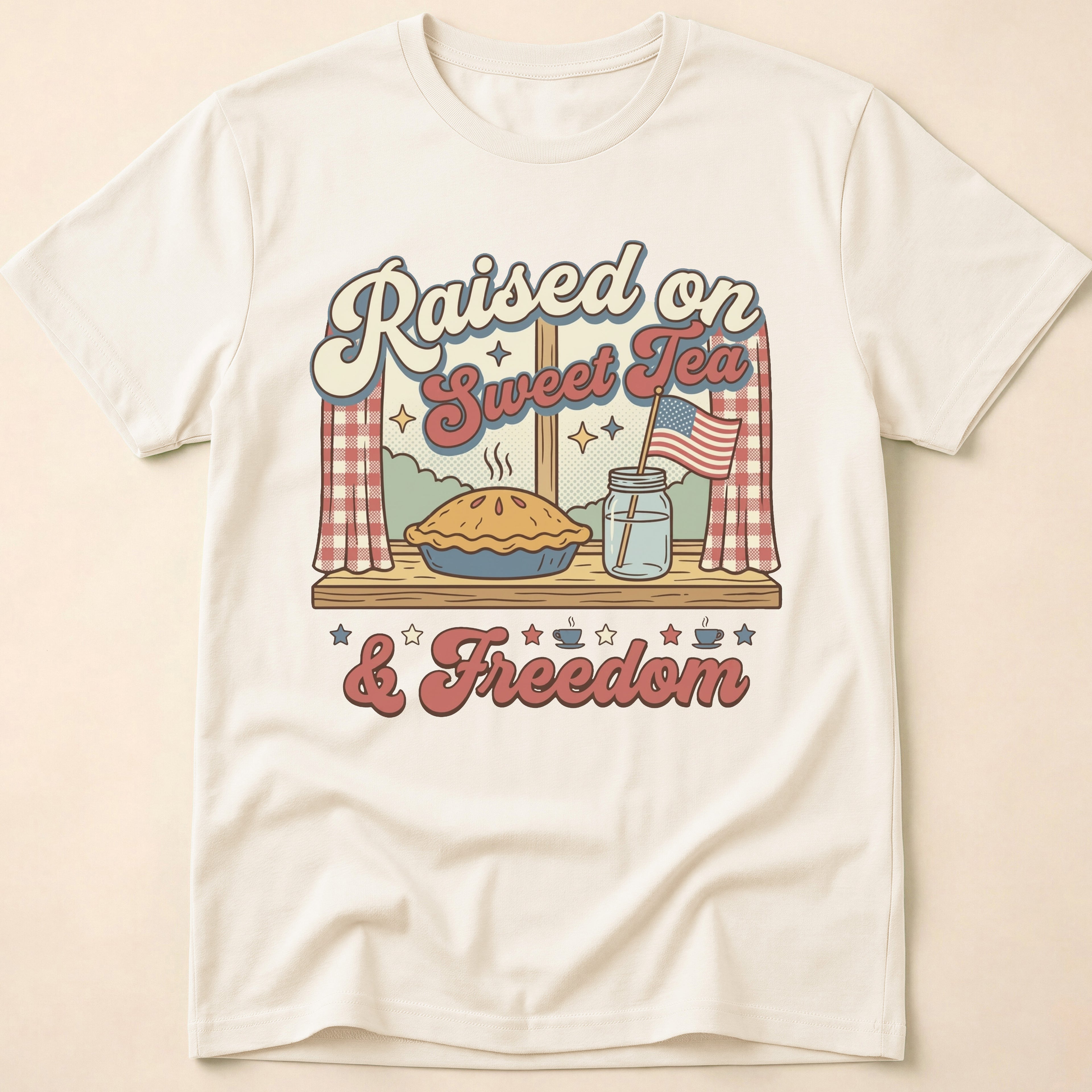 Raised On Sweet Tea And Freedom T-Shirt