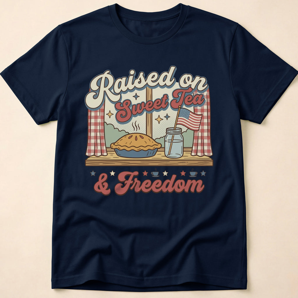 Raised On Sweet Tea And Freedom T-Shirt