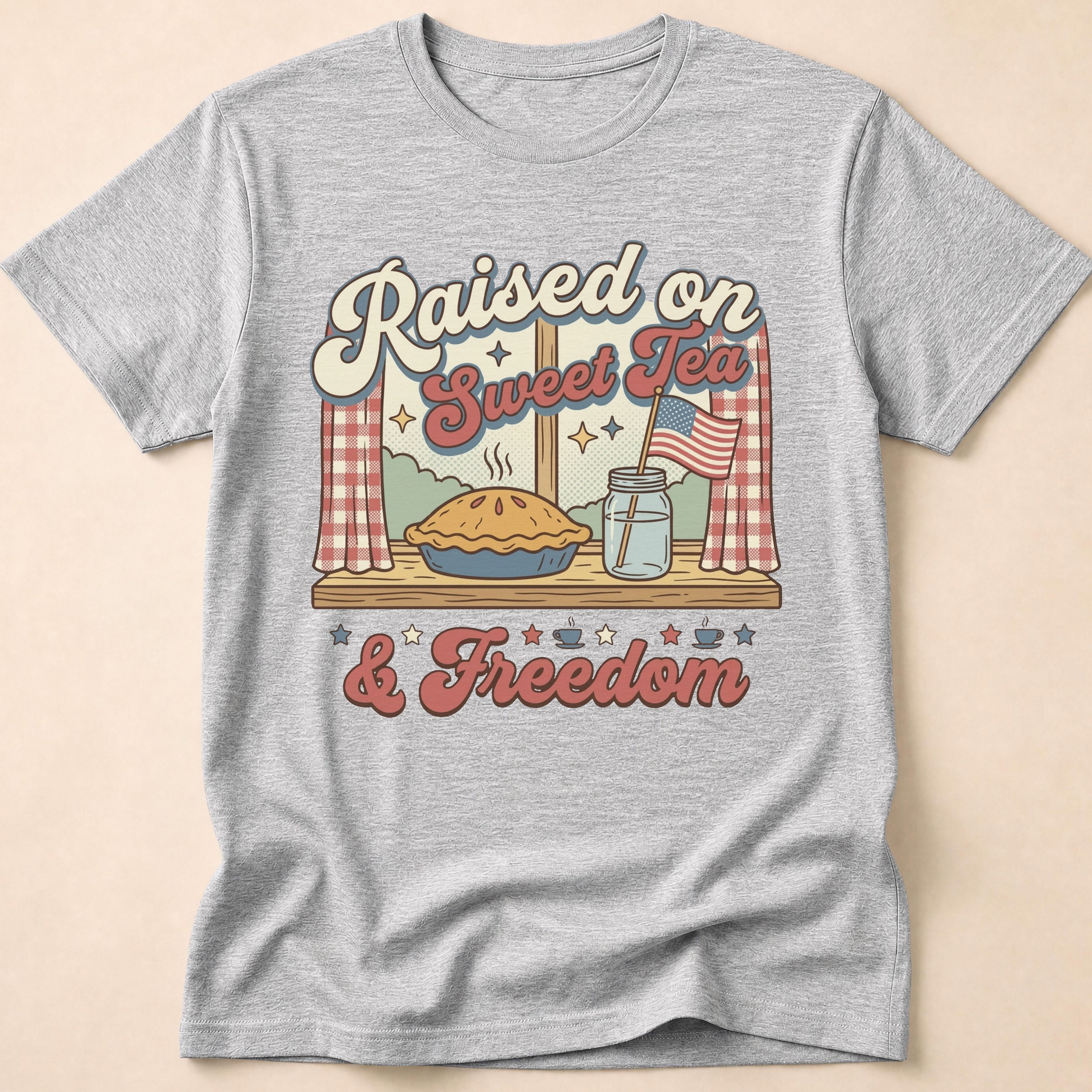 Raised On Sweet Tea And Freedom T-Shirt