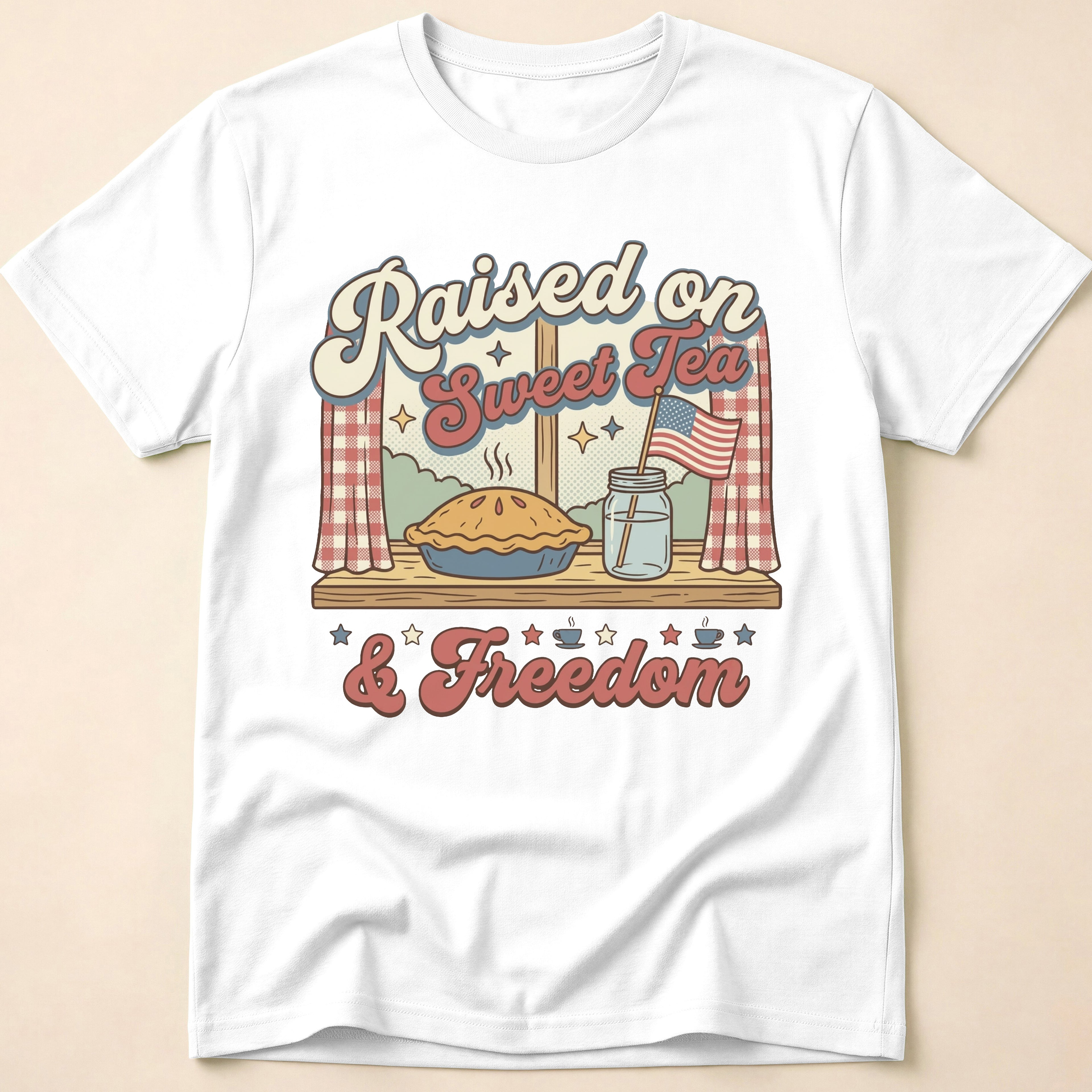 Raised On Sweet Tea And Freedom T-Shirt