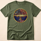 Wise Oak & Liberty Official Emblem Tree T-Shirt