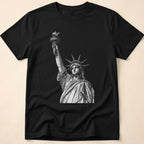 Vintage Engraved Statue Of Liberty T-Shirt